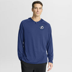 Tampa Bay Lightning Fanatics Authentic Pro Rink Hoodie - Blue | US 202495257