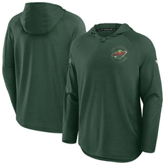 Minnesota Wild Fanatics Authentic Pro Rink Hoodie - Green | US 202495269