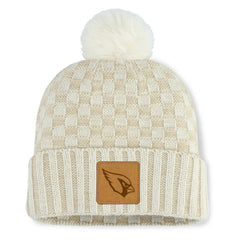 Arizona Cardinals Women's Nickel Cuffed Knit Hat with Pom - Natural Hats