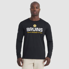 Boston Bruins Fanatics Authentic Pro Rink Tech Long Sleeve T-Shirt - Black | US 202495519