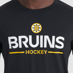 Boston Bruins Fanatics Authentic Pro Rink Tech Long Sleeve T-Shirt - Black | US 202495519