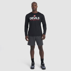 New Jersey Devils Fanatics Authentic Pro Rink Tech Long Sleeve T-Shirt - Black | US 202495534