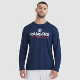New York Rangers Fanatics Authentic Pro Rink Tech Long Sleeve T-Shirt - Navy | US 202495536