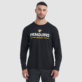 Pittsburgh Penguins Fanatics Authentic Pro Rink Tech Long Sleeve T-Shirt - Black | US 202495541