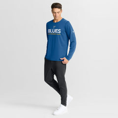 St. Louis Blues Fanatics Authentic Pro Rink Tech Long Sleeve T-Shirt - Blue | US 202495544