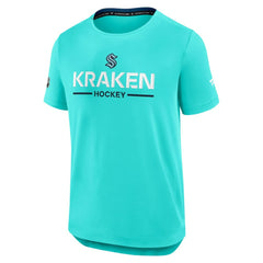 Seattle Kraken Fanatics Authentic Pro Rink Tech T-Shirt - Light Blue | US 202495583