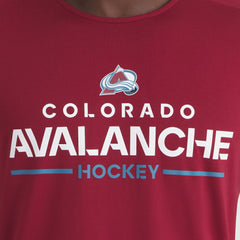 Colorado Avalanche Fanatics Authentic Pro Rink Tech T-Shirt - Burgundy | US 202495584