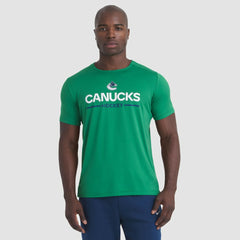 Vancouver Canucks Fanatics Authentic Pro Rink Tech T-Shirt - Green | US 202495586