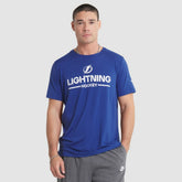 Tampa Bay Lightning Fanatics Authentic Pro Rink Tech T-Shirt - Blue | US 202495597