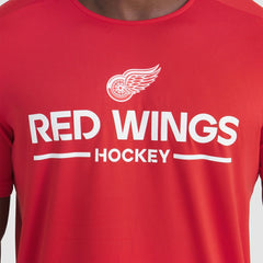Detroit Red Wings Fanatics Authentic Pro Rink Tech T-Shirt - Red | US 202495600
