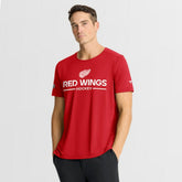 Detroit Red Wings Fanatics Authentic Pro Centennial Rink Tech T-Shirt - Red | US 202495634
