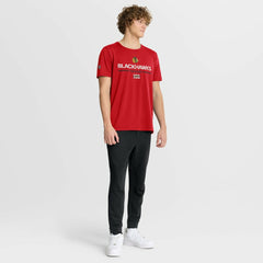 Chicago Blackhawks Fanatics Authentic Pro Centennial Rink Tech T-Shirt - Red | US 202495635