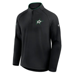 Dallas Stars Fanatics Authentic Pro Rink Training Quarter-Zip Pullover - Black | US 202495637