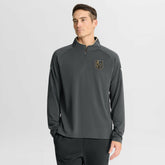 Vegas Golden Knights Fanatics Authentic Pro Rink Training Quarter-Zip Pullover - Gray | US 202495663