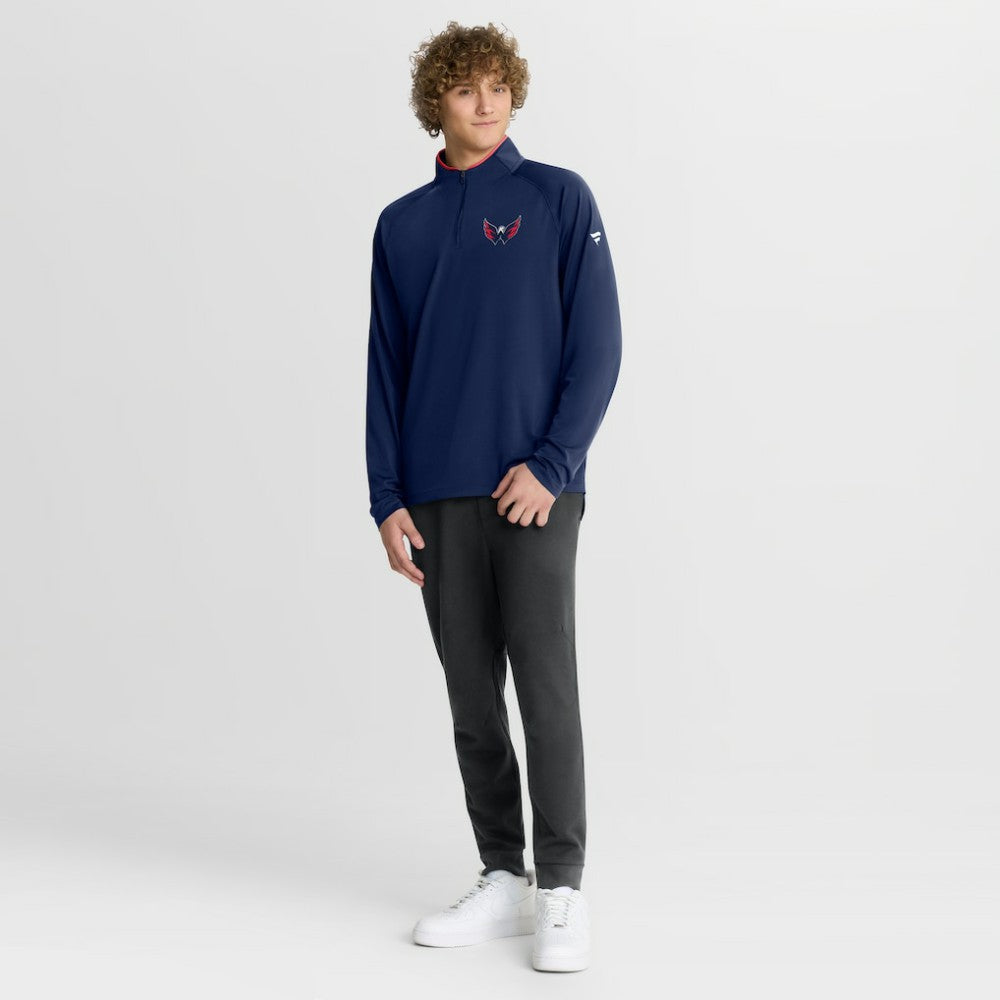 Washington Capitals Fanatics Authentic Pro Rink Training Quarter-Zip Pullover - Navy | US 202495665