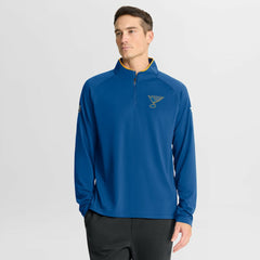 St. Louis Blues Fanatics Authentic Pro Rink Training Quarter-Zip Pullover - Blue | US 202495669