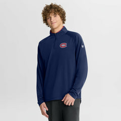 Montreal Canadiens Fanatics Authentic Pro Rink Training Quarter-Zip Pullover - Navy | US 202495678
