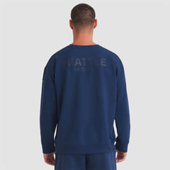 Seattle Kraken Fanatics Authentic Pro Road Tri-Blend Sweatshirt - Deep Sea Blue | US 202495759