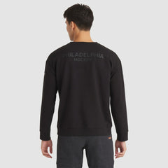 Philadelphia Flyers Fanatics Authentic Pro Road Tri-Blend Sweatshirt - Black | US 202495826