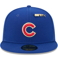 Chicago Cubs New Era 2025 59FIFTY Day 59FIFTY Fitted Hat with Pins - Royal Hats