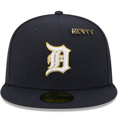 Detroit Tigers New Era 2025 59FIFTY Day 59FIFTY Fitted Hat with Pins - Navy Hats