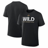 Minnesota Wild Fanatics Authentic Pro Primary T-Shirt - Black | US 202496196