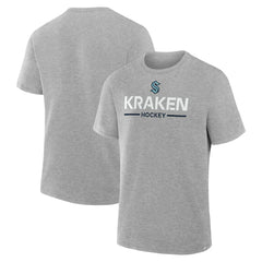 Seattle Kraken Fanatics Authentic Pro Primary T-Shirt - Gray | US 202496216