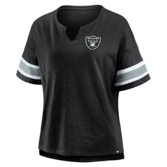 Las Vegas Raiders Women's Redzone Curl Route T-Shirt - Black T-shirts