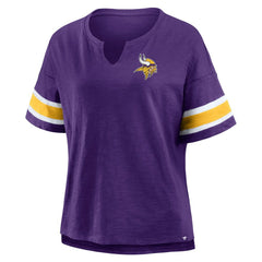 Minnesota Vikings Women's Redzone Curl Route T-Shirt - Purple T-shirts