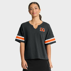 Cincinnati Bengals Women's Redzone Curl Route T-Shirt - Black T-shirts
