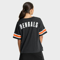 Cincinnati Bengals Women's Redzone Curl Route T-Shirt - Black T-shirts