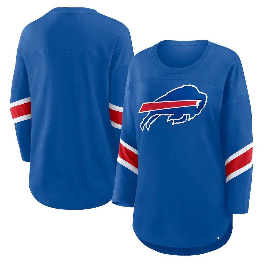 Buffalo Bills Women's Redzone 3/4-Sleeve T-Shirt - Royal T-shirts