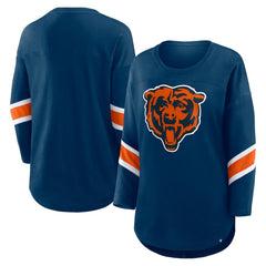 Chicago Bears Women's Redzone 3/4-Sleeve T-Shirt - Navy T-shirts
