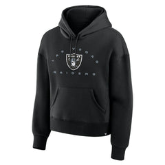 Las Vegas Raiders Women's Eligible Receiver Legacy Pullover Hoodie - Black Hoodies
