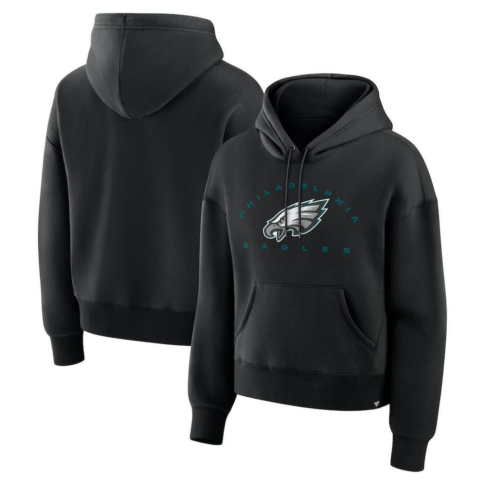 Philadelphia Eagles Women's Eligible Receiver Legacy Pullover Hoodie - Black Hoodies
