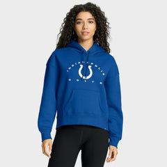 Indianapolis Colts Women's Eligible Receiver Legacy Pullover Hoodie - Royal Hoodies