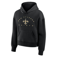New Orleans Saints Women's Eligible Receiver Legacy Pullover Hoodie - Black Hoodies