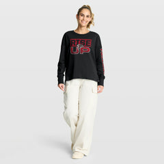 Atlanta Falcons Women's Hometown Legacy Long Sleeve T-Shirt - Black T-shirts