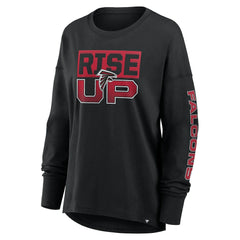 Atlanta Falcons Women's Hometown Legacy Long Sleeve T-Shirt - Black T-shirts