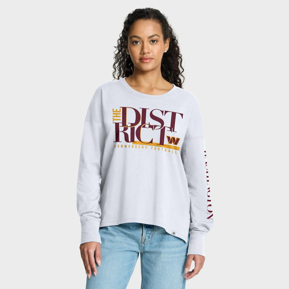 Washington Commanders Women's Hometown Legacy Long Sleeve T-Shirt - White T-shirts