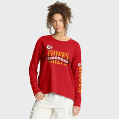 Kansas City Chiefs Women's Hometown Legacy Long Sleeve T-Shirt - Red T-shirts