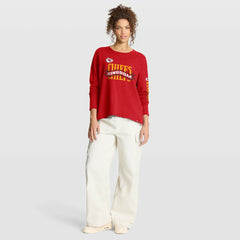 Kansas City Chiefs Women's Hometown Legacy Long Sleeve T-Shirt - Red T-shirts