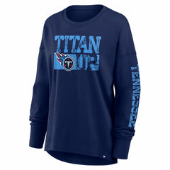 Tennessee Titans Women's Hometown Legacy Long Sleeve T-Shirt - Navy T-shirts