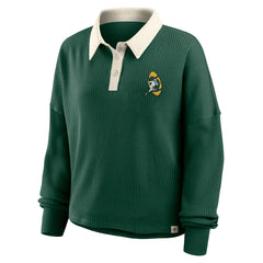 Green Bay Packers Women's Oversized Hometown Premium Thermal Long Sleeve Shirt - Green