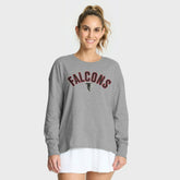 Atlanta Falcons Women's Hometown Legacy Long Sleeve T-Shirt - Heather Gray T-shirts
