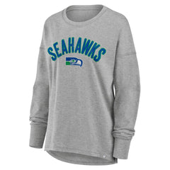 Seattle Seahawks Women's Hometown Legacy Long Sleeve T-Shirt - Heather Gray T-shirts