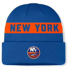 New York Islanders Fanatics Authentic Pro Rink Cuffed Knit Hat - Royal | US 202498861