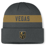 Vegas Golden Knights Fanatics Authentic Pro Rink Cuffed Knit Hat - Gray | US 202498878