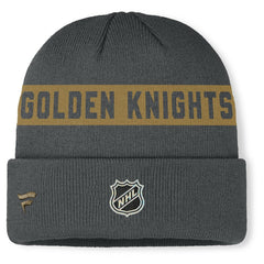 Vegas Golden Knights Fanatics Authentic Pro Rink Cuffed Knit Hat - Gray | US 202498878