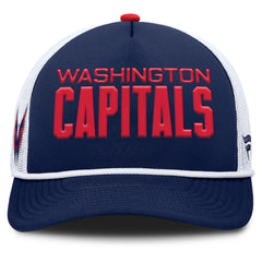 Washington Capitals Fanatics Authentic Pro Rink A-Frame Adjustable Hat - Navy/White | US 202498887